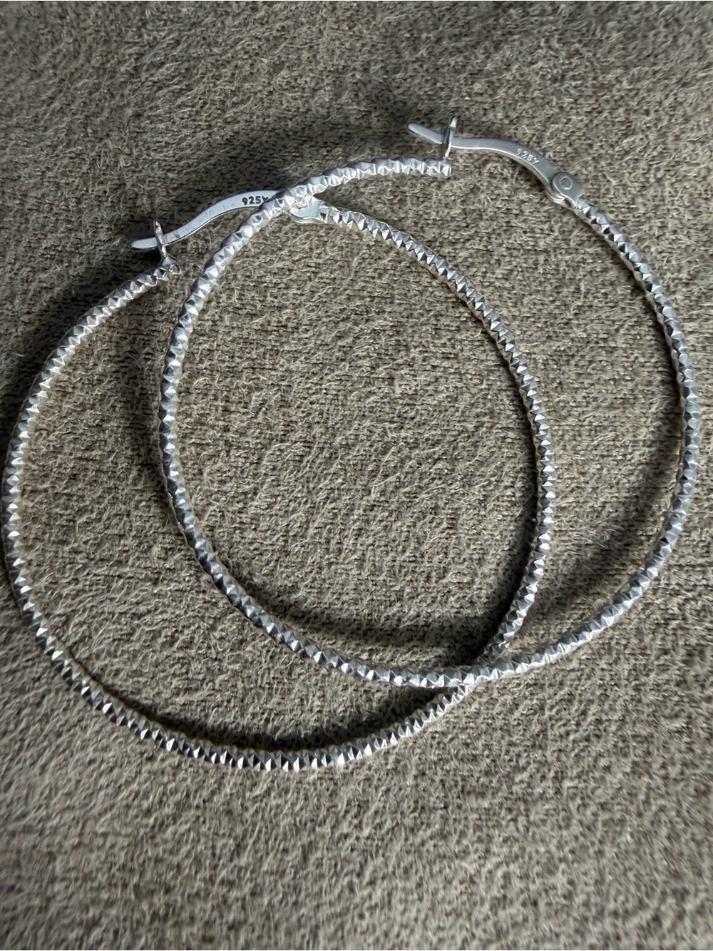 Sterling Silver Hoop Earrings